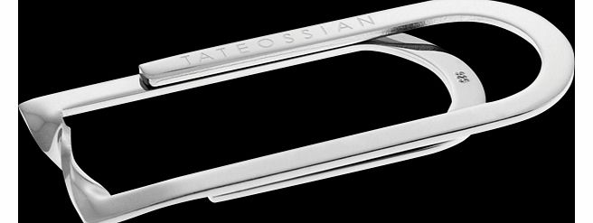 Tateossian Silver Money Clip MC0036