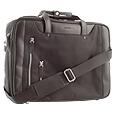 Tavecchi Leather and Microfiber Laptop Briefcase