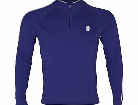 Taylor Made Chelsea Golf 1/2 Zip Club Sweatshirt Royal Blue