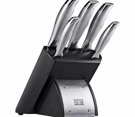 Taylor`s Eye Witness 5 Piece Hollow Knife Block