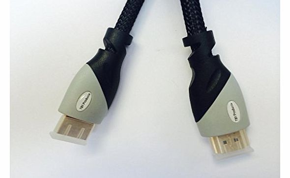INNOVATIVE HIGH SPEED GOLD HDMI 1080P HD NELYON MESH CABLE CORD (1.8meter = 6ft) FOR BLURAY 3D DVD HDTV PS3 XBOX LCD TV