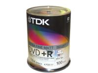 TDK 4.7GB 16x DVD R InkJet Printable - 100 Pack