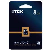 TDK 8Gb SDHC MEMORY CARD