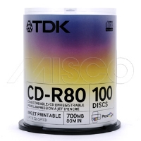 TDK CD-R 100PK PRINTABLE