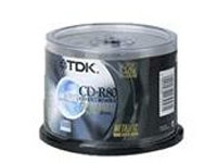 TDK CD-R Metallic Media 52x 700MB 80min 50 pack Spindl