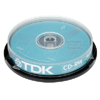TDK CD-RW HIGH SPEED 10 PK