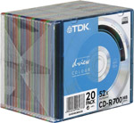 TDK D-View Mix 20 Pack ( TDK CDR 20Pk JC )