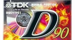 TDK D90 blank AUDIO tapes - Pack 10