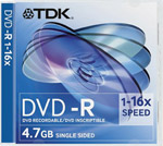 TDK DVD 5 Packs ( TDK DVD R 5pk JC )