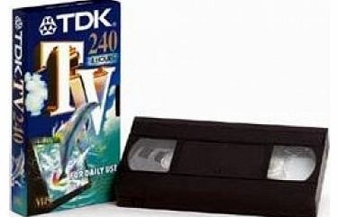 TDK E 240 TV Blank Tapes