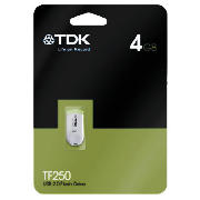 TDK IZE TF250 USB Flash Drive Green - 4GB