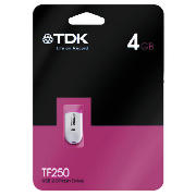 TDK IZE TF250 USB Flash Drive Pink - 4GB