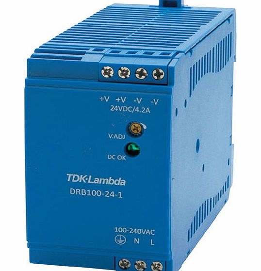 TDK-Lambda DRB-100-24-1 DIN Rail Power Supply