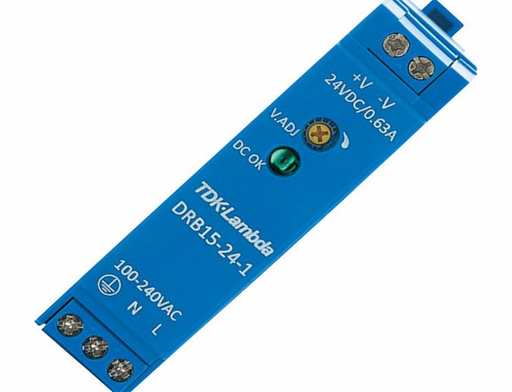 TDK-Lambda DRB-15-24-1 DIN Rail Power Supply