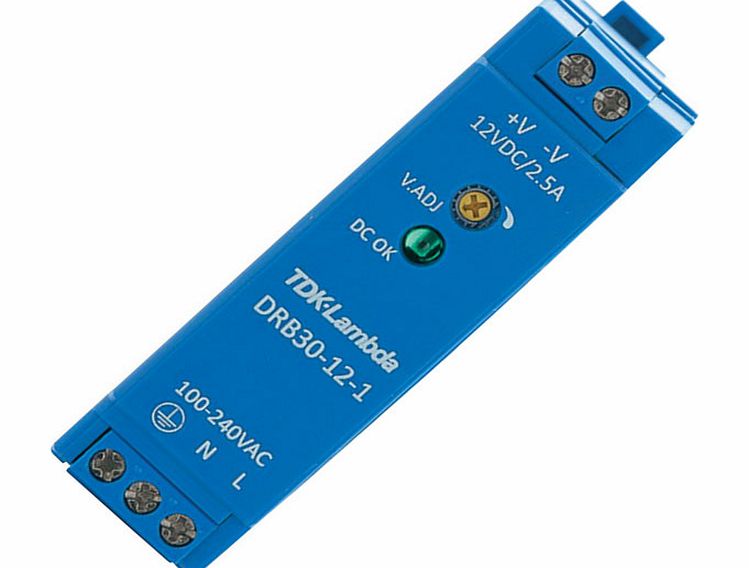 TDK-Lambda DRB-30-12-1 DIN Rail Power Supply