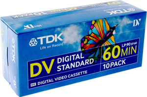 tdk Mini DV Digital Video Cassette 60 Min - 10