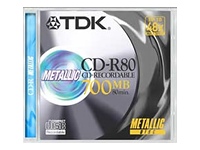 REFLEX CDR 80MIN 700MB METALLIC JEWEL CASED