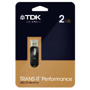 TDK Standard USB Flash Drive - 2GB