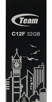 Team 32GB C12F Bookmark USB2.0 Flash Drive (Big Ben)