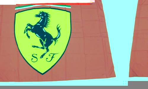 Team Flags Ferrari Large Scudetto Flag