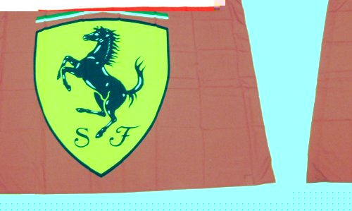 Ferrari Large Scudetto Flag