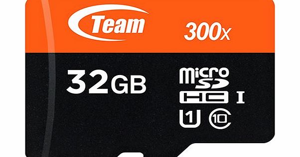 Team Group 32GB Micro SD SDHC Ultra UHS-I Class 10 memory card (Samsung Chips) with SD Adapter
