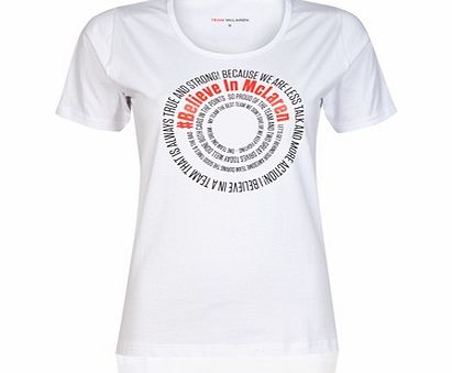 McLaren Mercedes Tweet T-Shirt - Womens TM4013