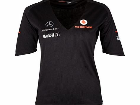 Team McLaren Ltd Vodafone McLaren Mercedes Team Shirt - Black -