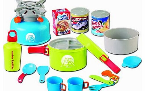 Team Power Cooking Camping Set with Light and Sound Stove