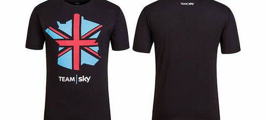 Team Sky Union Jack T-shirt By Rapha