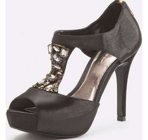 Teatro Jewel Front Platform Heel Shoes
