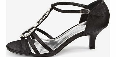 WIDE FIT DIAMANTE LOW SANDAL