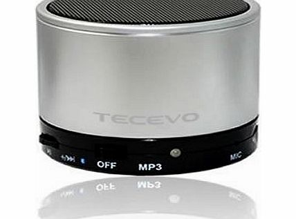 TECEVO S10 Portable Bluetooth Speaker With Handsfree, Built in TF Card (MicroSD) Reader, AUX In Port, 3W RM