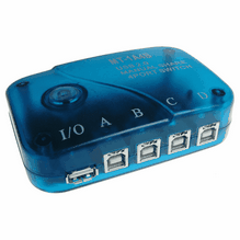 Techfocus USB 2.0 Manual Switch (4 port)