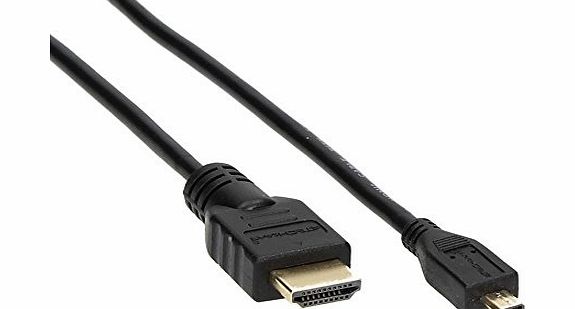 TECHGEAR Premium Micro HDMI to HDMI Cable for Tesco Hudl 7`` inch amp; Hudl 2 8.3`` Inch Tablets - Connect the Tesco Hudl to TV LCD HDTV etc (3m / 10 feet)