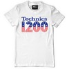 Technics 1200 USA T-Shirt (White)-Large