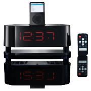 technika CR-109IP iPod Clock Radio - Gloss Black