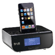 Technika CR121IDAB DAB Clock Radio with iPod Dock