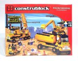 Technitoys Construblock - Excavators and Diggers - 474 Pieces (Lego Compatible) 4604