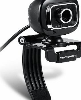 TeckNet Basic PC Laptop Webcam Camera, 5 MegaPixel, Built-in Microphone 5G Lens