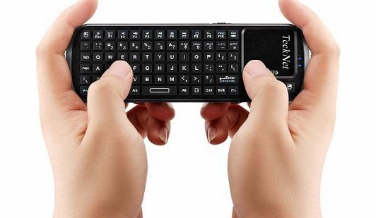 X330 Mini 2.4G Wireless Handheld Keyboard with Touchpad Mouse and LED for Mac / New iPad / Google Android TV / PC / iPhone / Android 3.0 Tablet