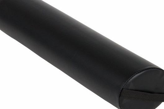 TecTake Pillow knee roll round bolster cushion for massage table tube foam black