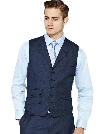 Ted Baker Check Waistcoat