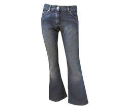 Cut velvet jeans