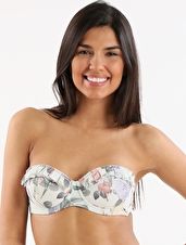 Ted Baker, 1295[^]243143 Distinguished Rose Ambar Pleat Bikini Top - Mint