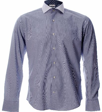Ted Baker Endurance Contrast Collar Stripe Shirt