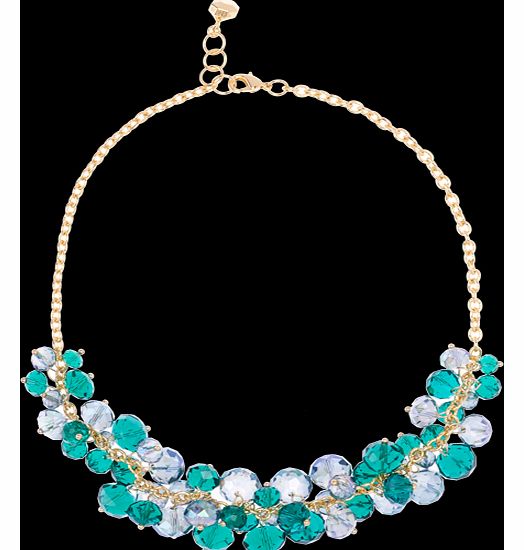 Ted Baker Gold Coloured Cristabel Green Bead