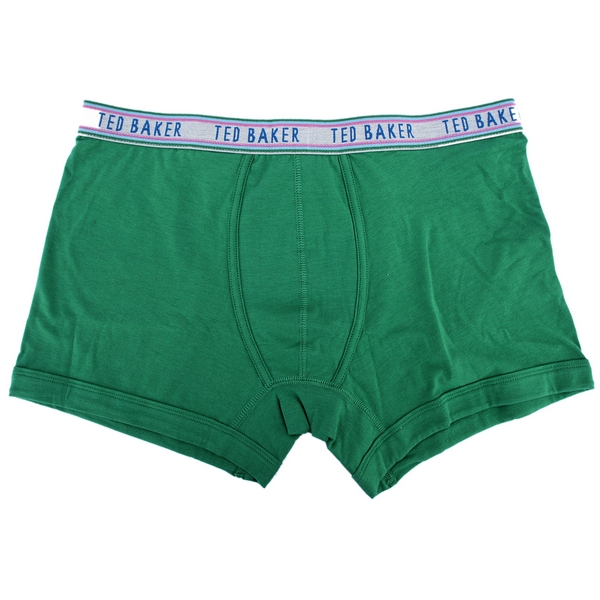 Ted Baker Green Trunky Contrast Boxer Shorts by