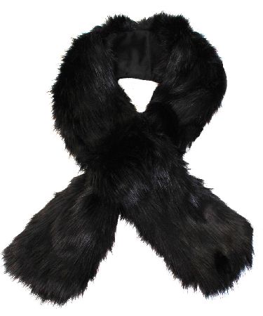 Ladies Long Fur Wrap