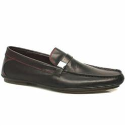 Male Hub1 Leather Upper Laceup in Black, Tan